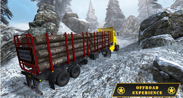 雪地卡车货运模拟器