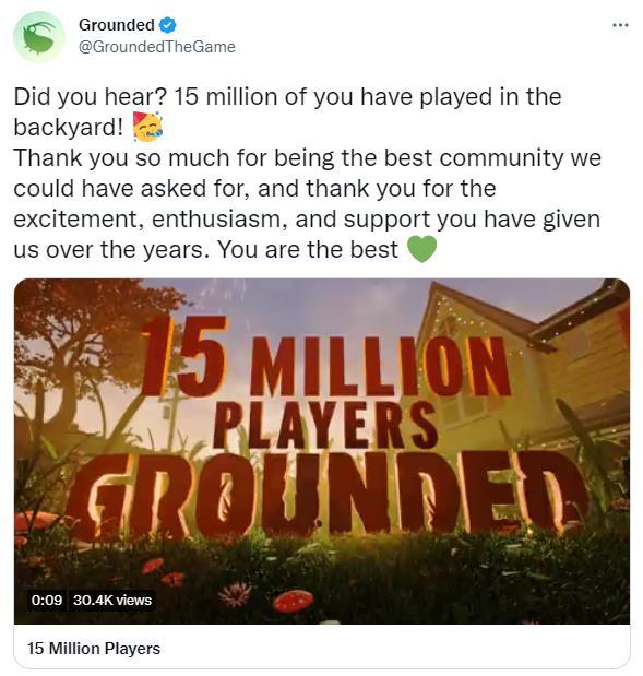 黑曜石：多人合作游戏《Grounded》玩家突破1500万(黑曜石生存游戏)